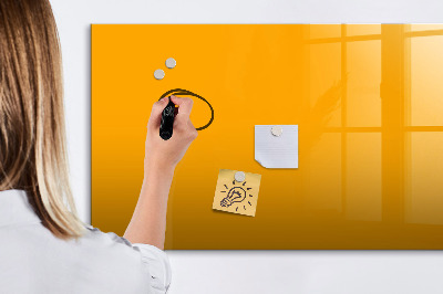 Beschreibbare magnettafel Farbe: goldgelb