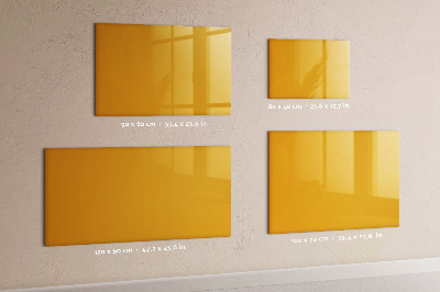 Beschreibbare magnettafel Farbe: goldgelb