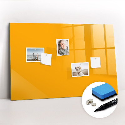 Beschreibbare magnettafel Farbe: goldgelb