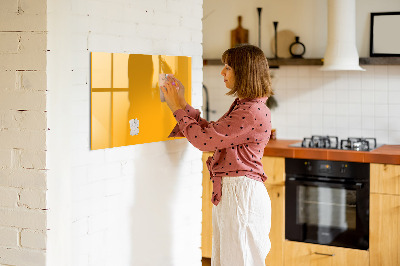 Beschreibbare magnettafel Farbe: goldgelb