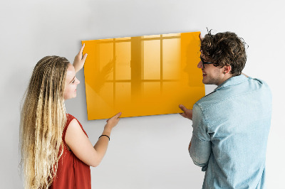 Beschreibbare magnettafel Farbe: goldgelb