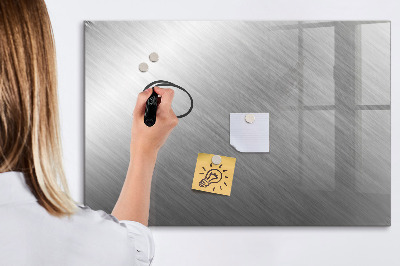 Beschreibbare magnettafel Metallwand
