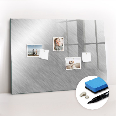 Beschreibbare magnettafel Metallwand