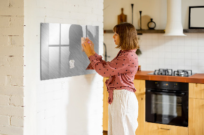 Beschreibbare magnettafel Metallwand
