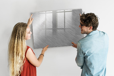Beschreibbare magnettafel Metallwand