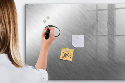 Beschreibbare magnettafel Metallwand
