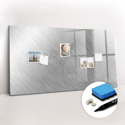 Beschreibbare magnettafel Metallwand