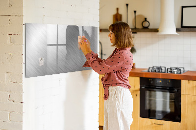 Beschreibbare magnettafel Metallwand