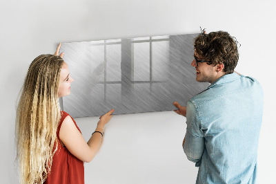 Beschreibbare magnettafel Metallwand
