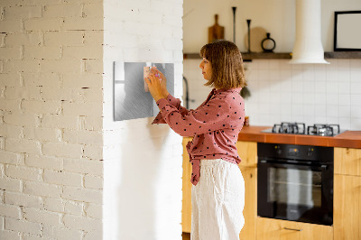 Magnetische Schreibtafel Metallwand