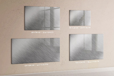 Beschreibbare magnettafel Metallwand