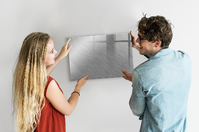 Beschreibbare magnettafel Metallwand