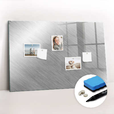 Beschreibbare magnettafel Metallwand