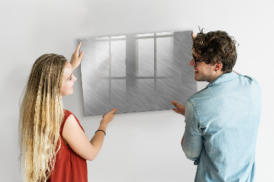 Beschreibbare magnettafel Metallwand