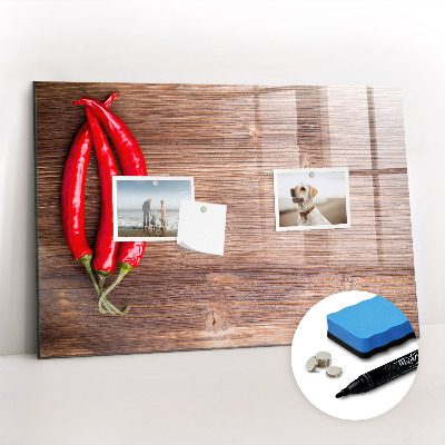 Beschreibbare magnettafel küche Paprika