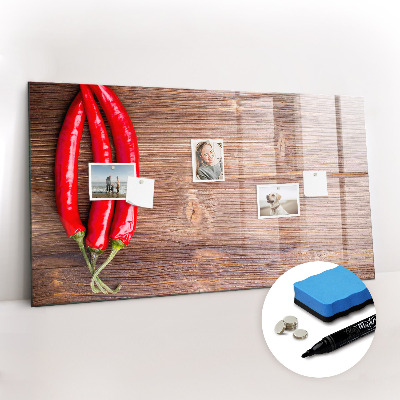 Beschreibbare magnettafel küche Paprika