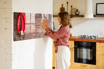 Beschreibbare magnettafel küche Paprika
