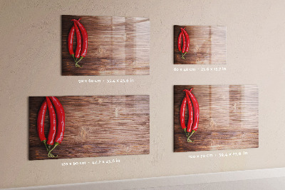 Beschreibbare magnettafel küche Paprika