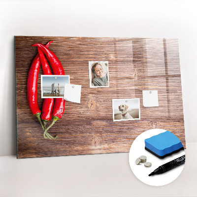 Beschreibbare magnettafel küche Paprika