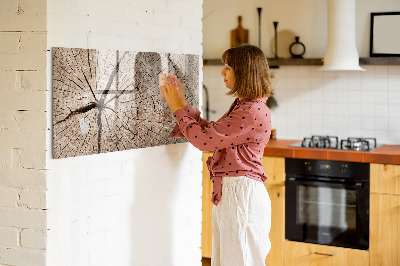 Beschreibbare magnettafel Alter Holzstumpf