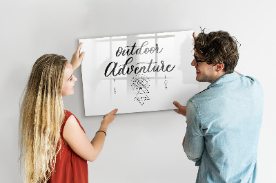 Beschreibbare magnettafel Outdoor-Abenteuer