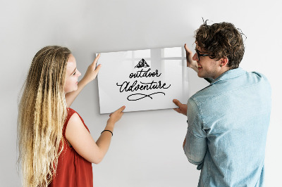 Beschreibbare magnettafel Outdoor-Abenteuer