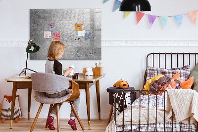 Magnettafel mit Marker Rohe Wand