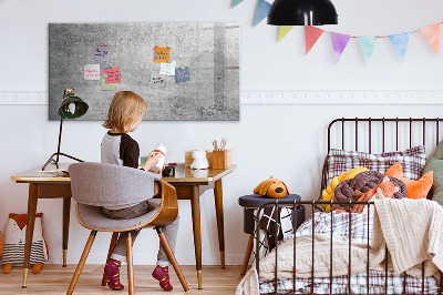 Magnettafel mit Marker Rohe Wand