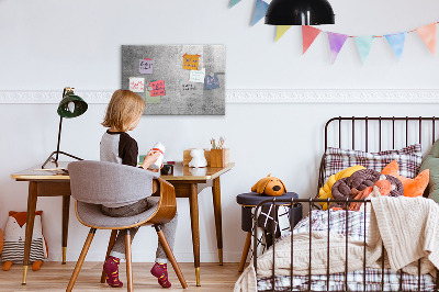 Magnettafel mit Marker Rohe Wand