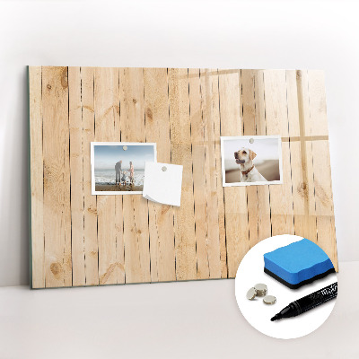 Beschreibbare magnettafel Holzbretter
