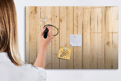Beschreibbare magnettafel Holzbretter