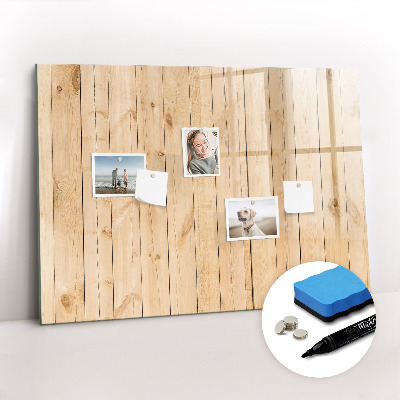 Beschreibbare magnettafel Holzbretter