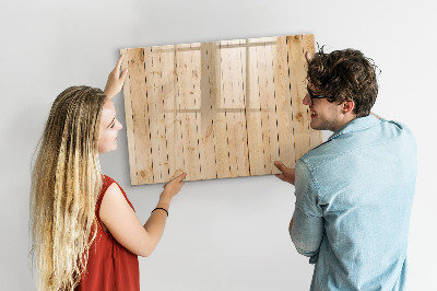 Beschreibbare magnettafel Holzbretter