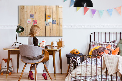 Beschreibbare magnettafel Holzbretter