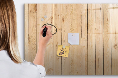 Beschreibbare magnettafel Holzbretter