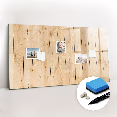 Beschreibbare magnettafel Holzbretter