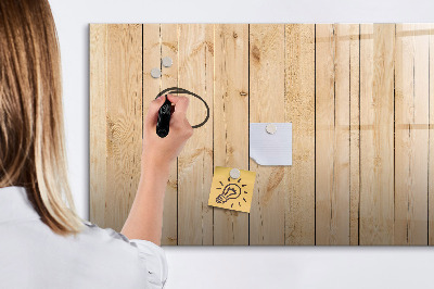 Beschreibbare magnettafel Holzbretter