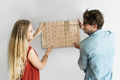 Beschreibbare magnettafel Holzbretter