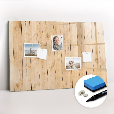 Beschreibbare magnettafel Holzbretter