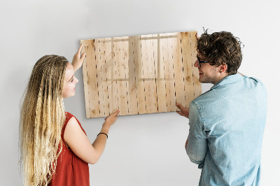 Beschreibbare magnettafel Holzbretter