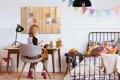 Beschreibbare magnettafel Holzbretter