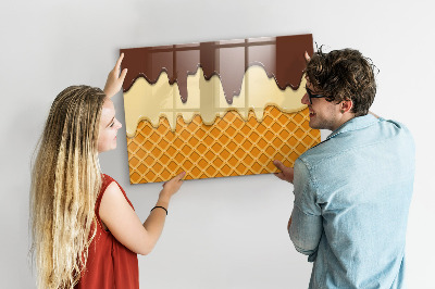 Beschreibbare magnettafel küche Eiscreme