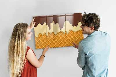 Beschreibbare magnettafel küche Eiscreme