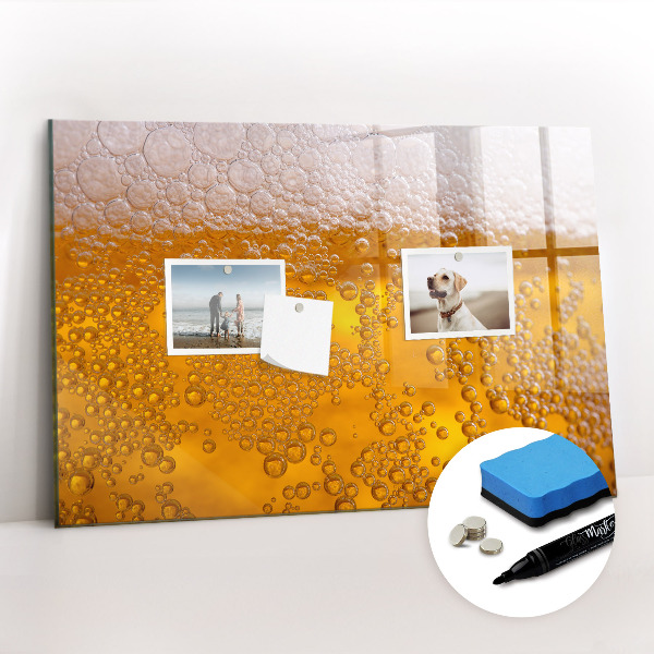 Beschreibbare magnettafel Bier