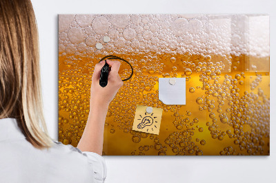 Beschreibbare magnettafel Bier