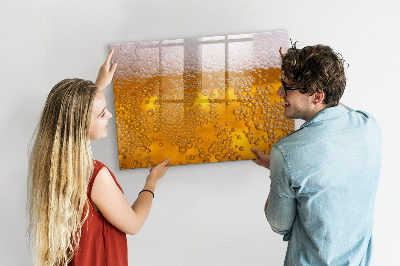 Beschreibbare magnettafel Bier