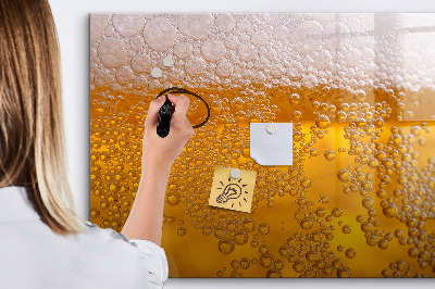 Beschreibbare magnettafel Bier