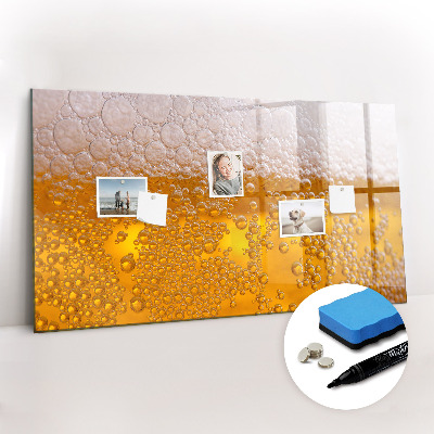 Beschreibbare magnettafel Bier