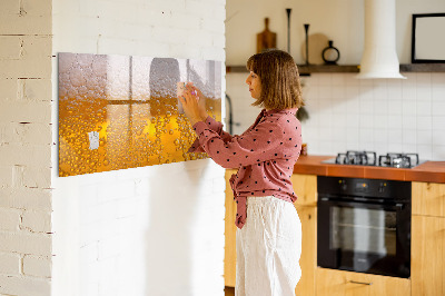 Beschreibbare magnettafel Bier