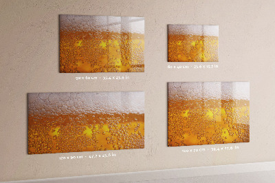 Beschreibbare magnettafel Bier